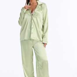 Sage Long Sleeve Pajama Pant Set