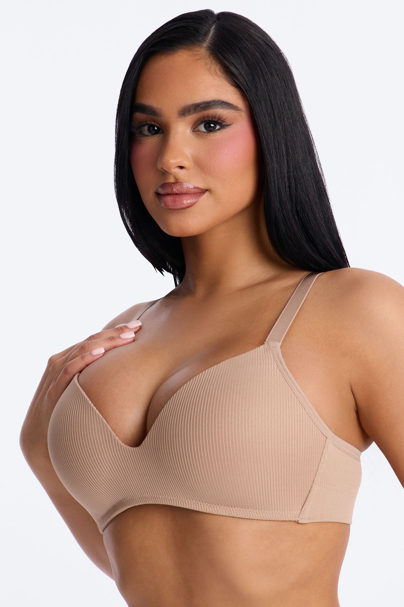 She's A Softie Tan Comfort Wirefree Bra
