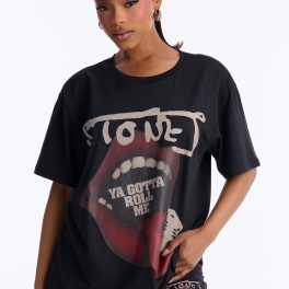 Verilunes Black/Red Dice Pajama Short Set