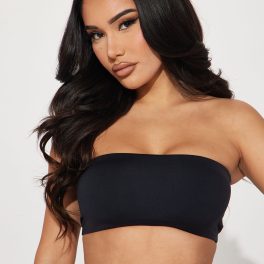 Light As A Feather Black Microfiber Bandeau