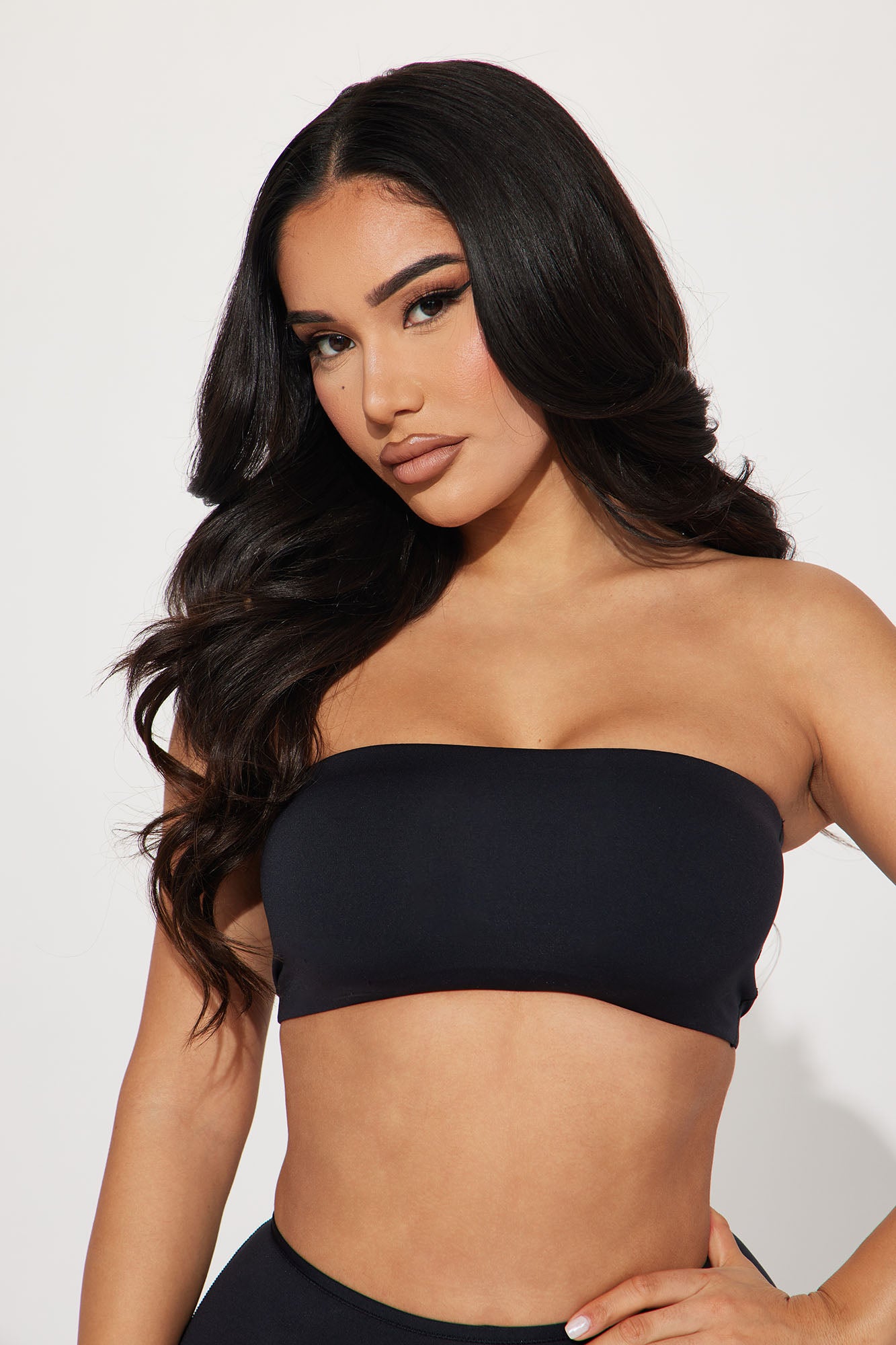 Light As A Feather Black Microfiber Bandeau