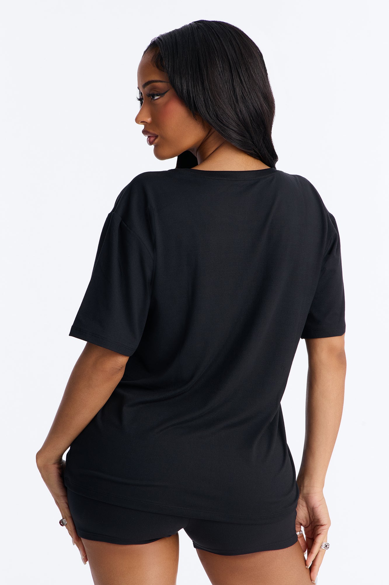 Verilunes Black/combo Me Against The World Pajama Short Set - Image 3