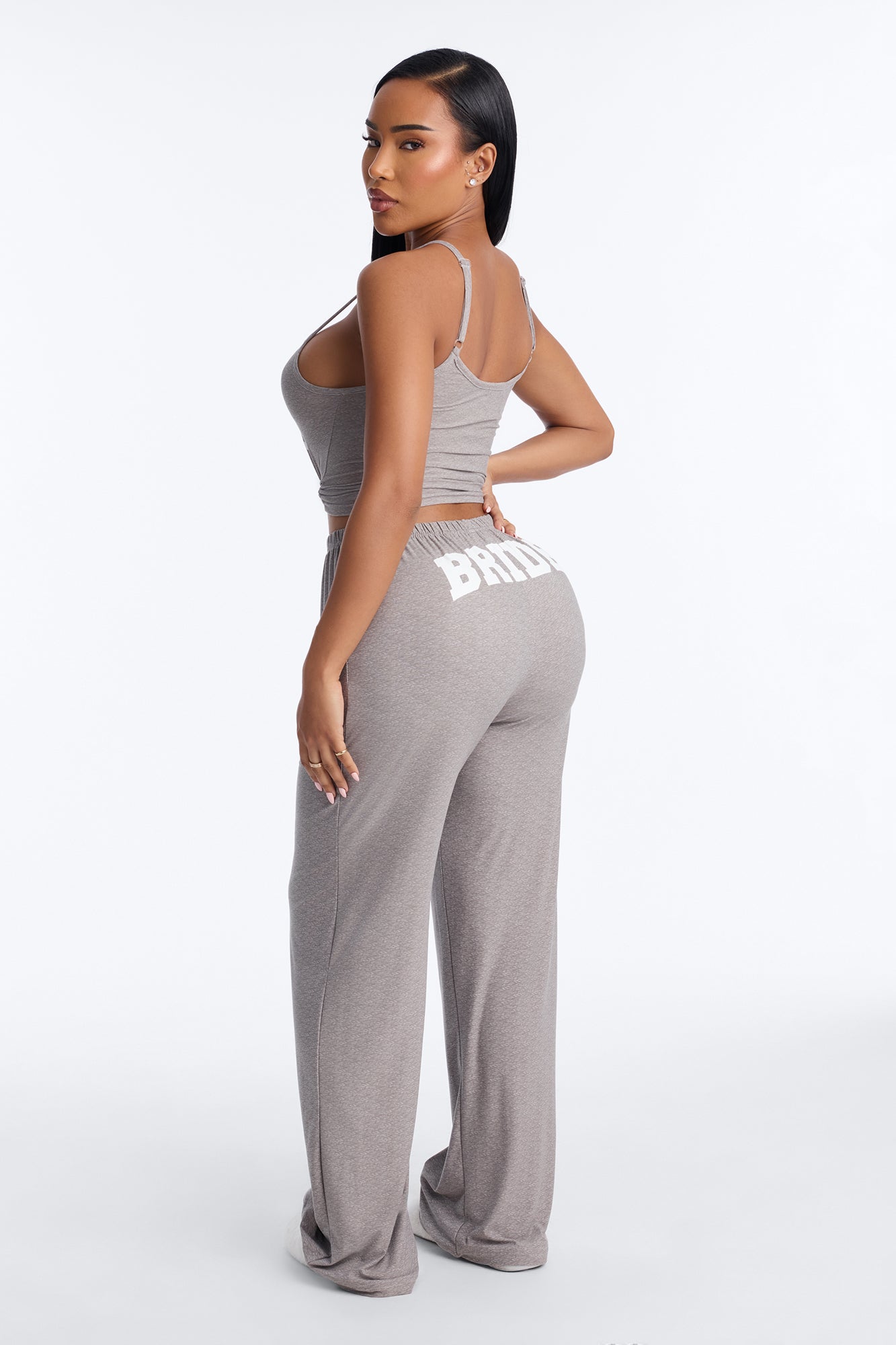 Heather Grey Boarding Pajama Set - Image 4