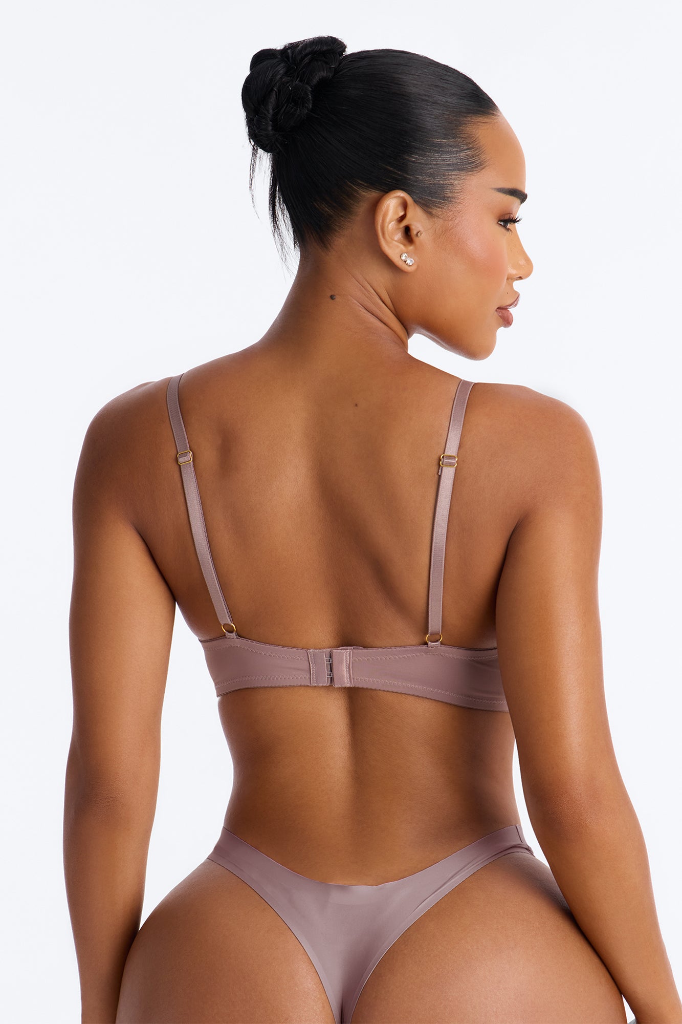 Daydream Daze Taupe Mesh Push Up Bra - Image 4