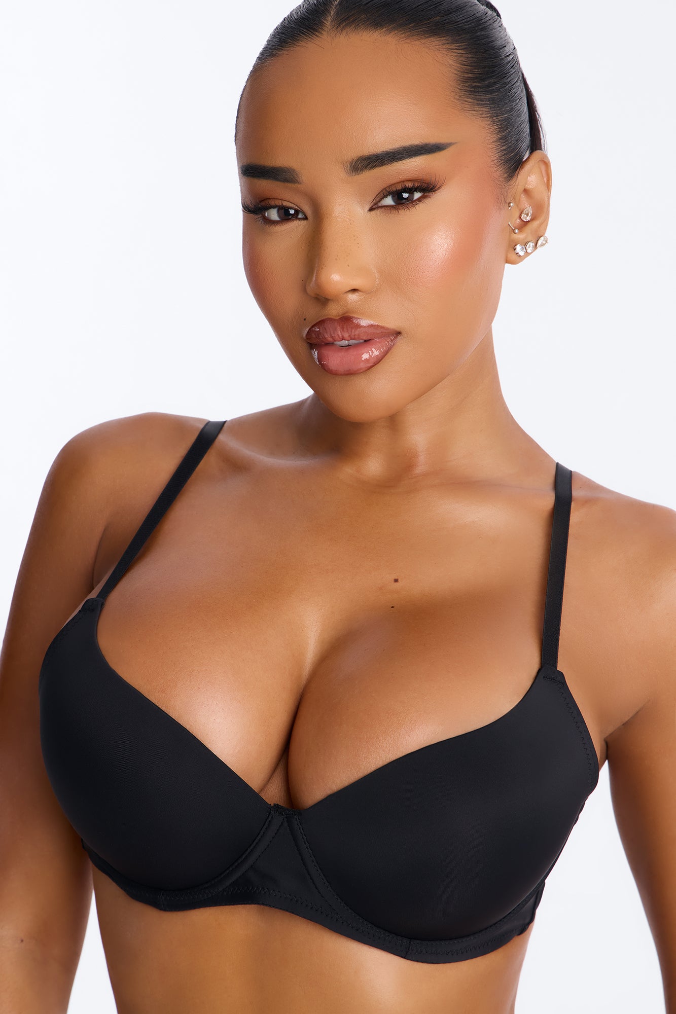 Safe Haven Black Molded Cup T-Shirt Bra