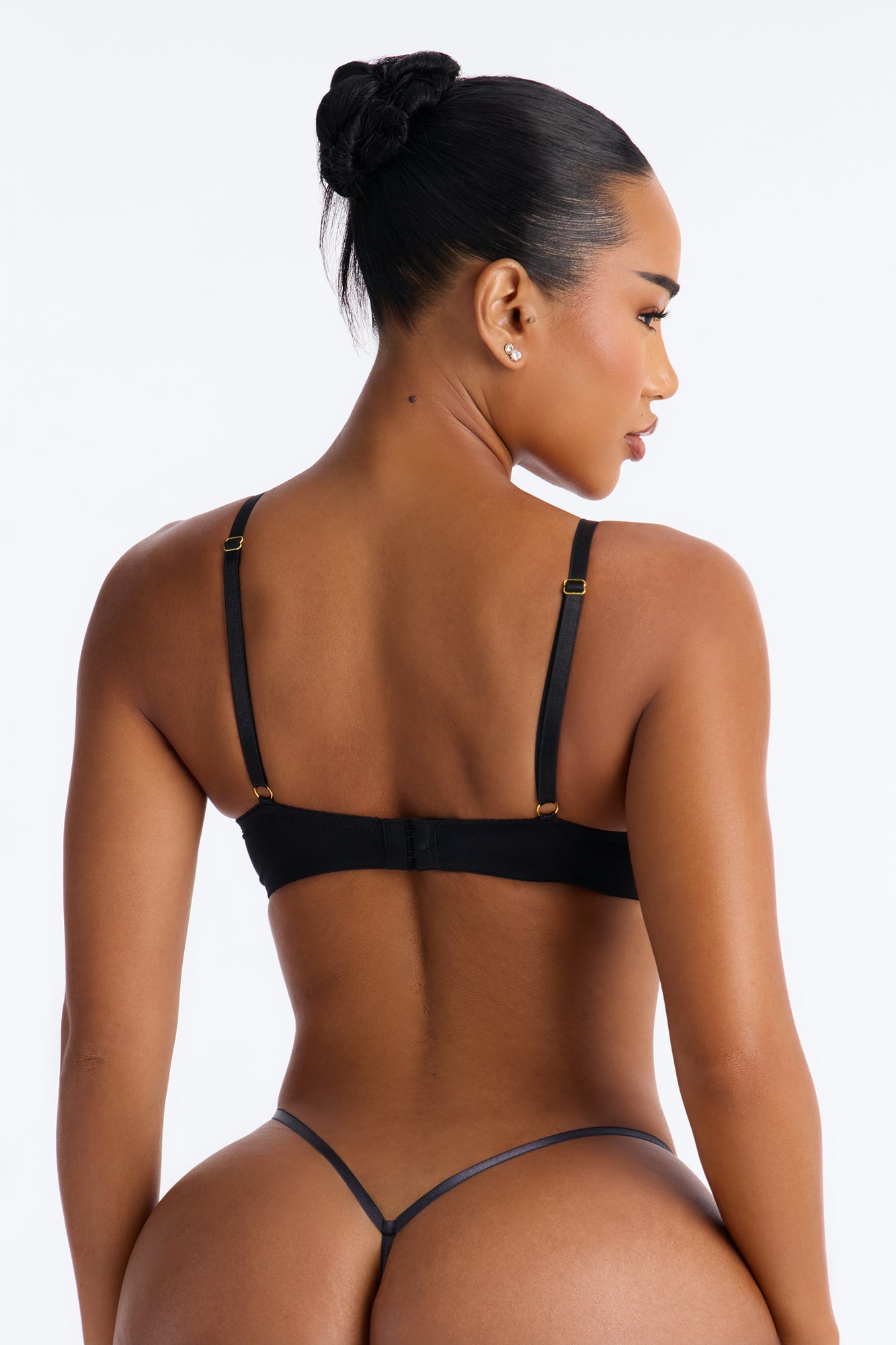 Safe Haven Black Molded Cup T-Shirt Bra - Image 3