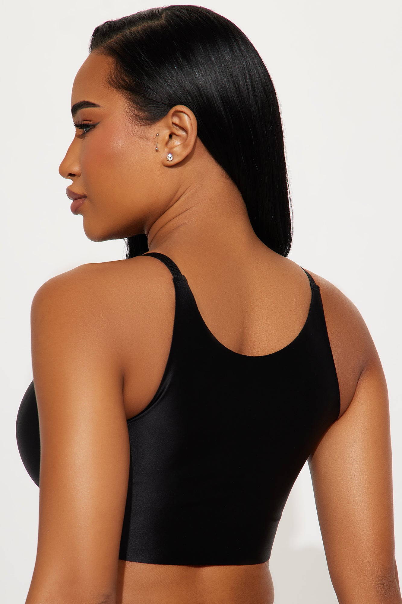 Holding It Together Black Lightly Padded Back Smoothing Bra - Image 3