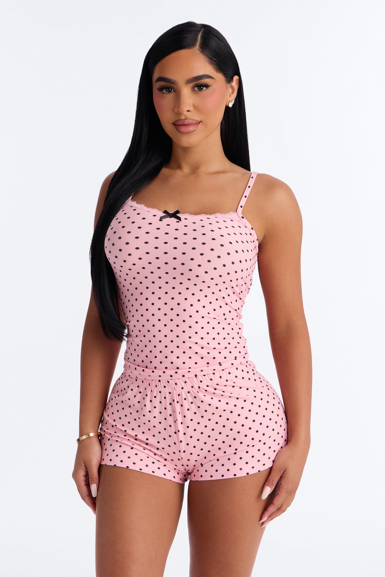 Pillow Talk Pink/combo Pajama Short Set