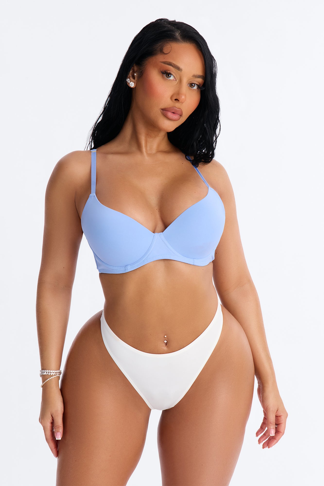 Safe Haven Periwinkle Molded Cup T-Shirt Bra - Image 2