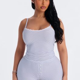 This Feeling Blue/combo Pajama Short Set