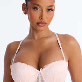 Daily Lover Blush Lace Extreme Push Up Strapless Multi-Way Bra