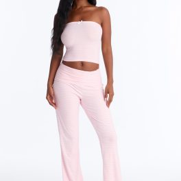 Under The Stars Pink/combo Pajama Pant Set