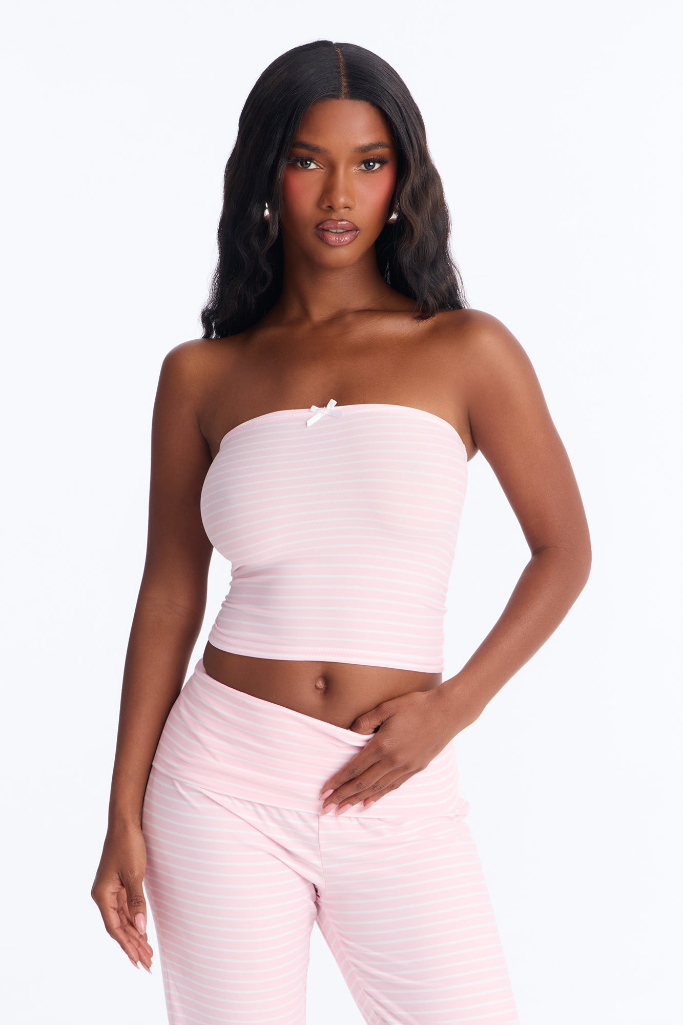 Under The Stars Pink/combo Pajama Pant Set - Image 2