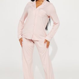 Relax With Me Pink Pajama Pant Set