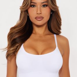 Smooth And Ready White Seamless Cami Bralette