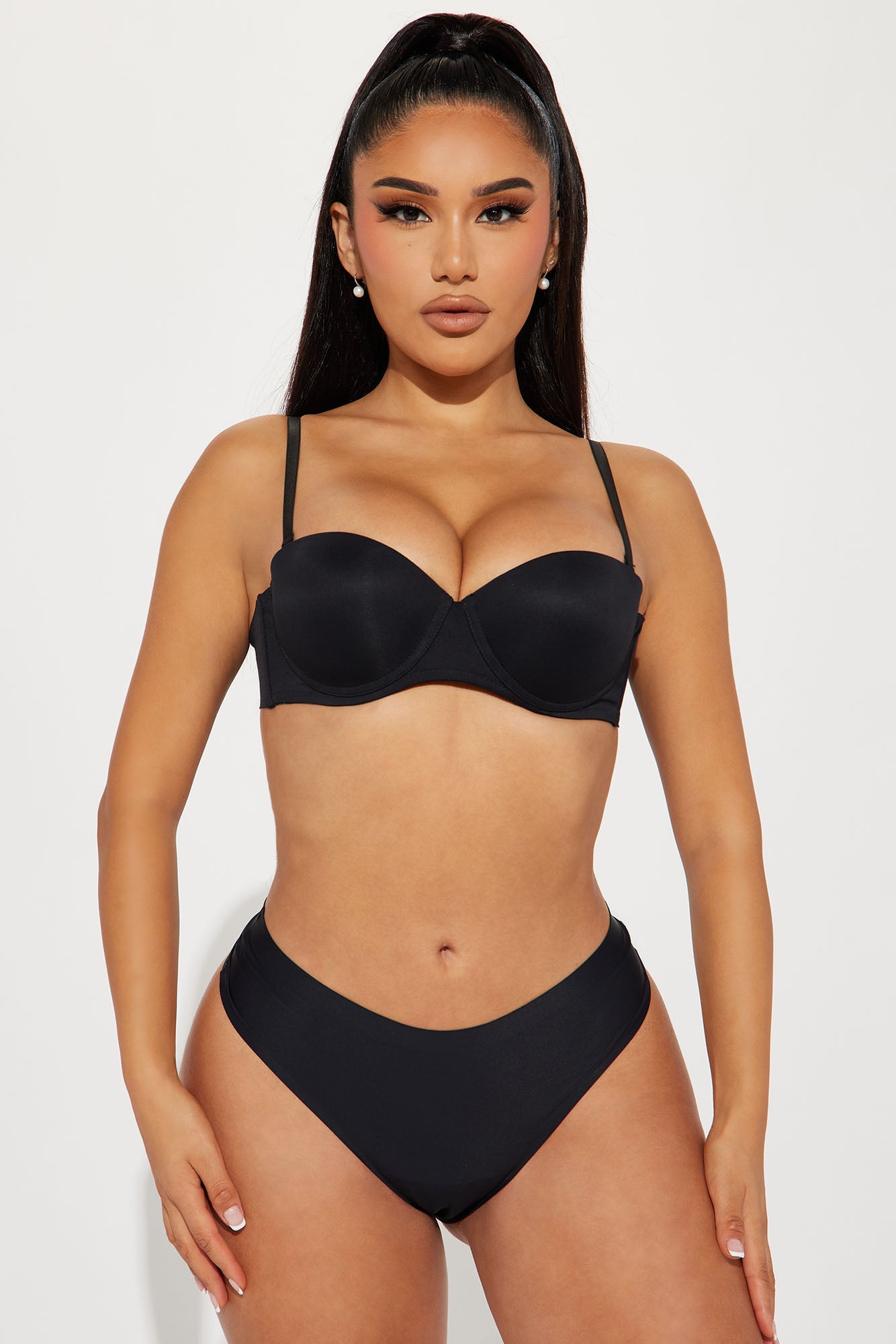 Secret Black Strapless Multi Way Bra - Image 2