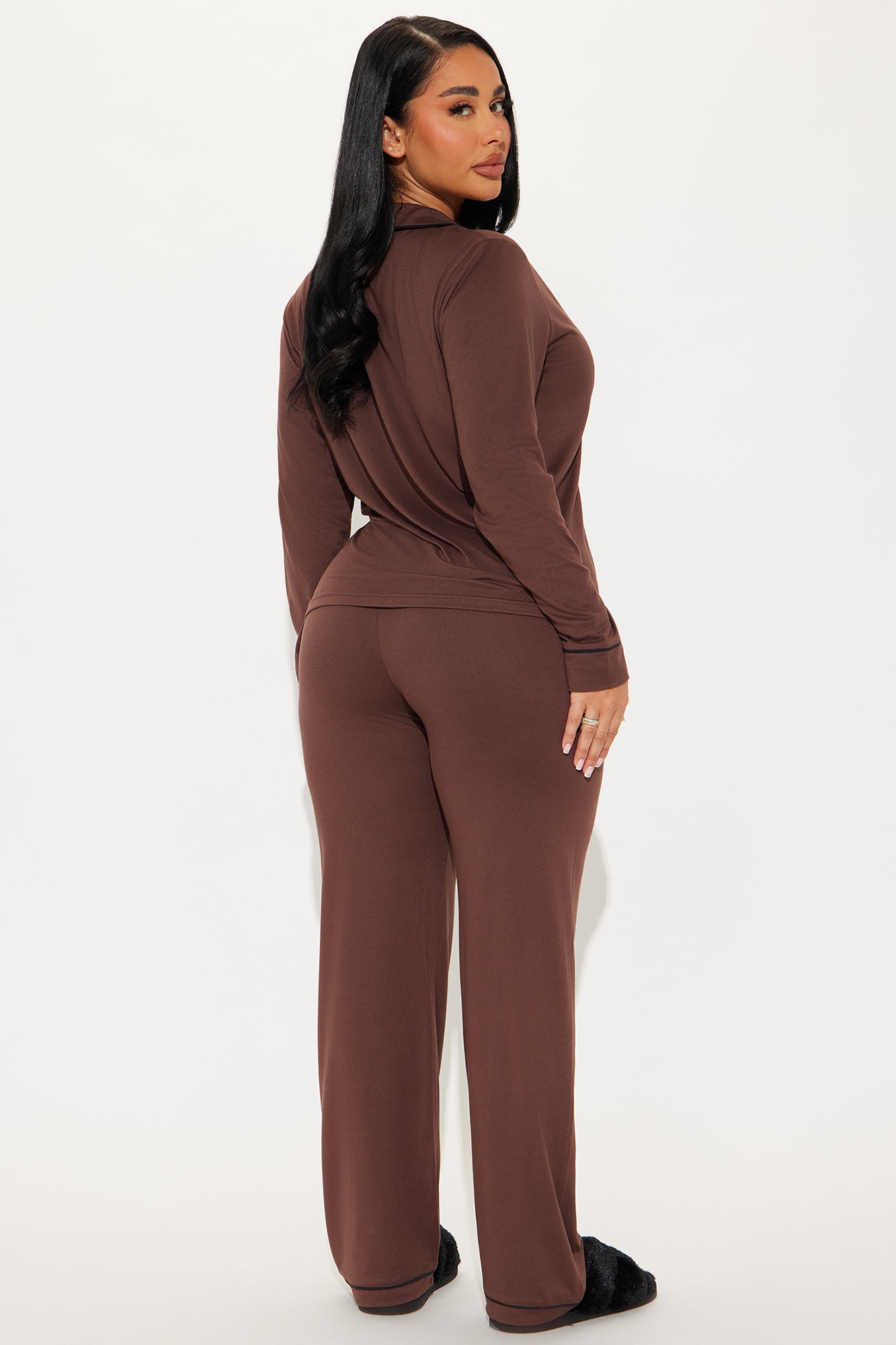 In The Morning Chocolate Pajama Pant Set - Image 3
