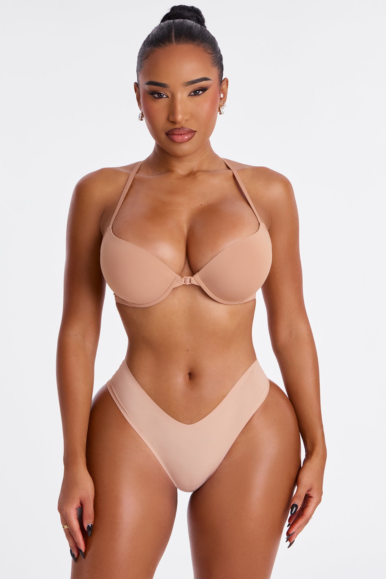 Light As A Feather Nude Front Closure Bra - Image 3