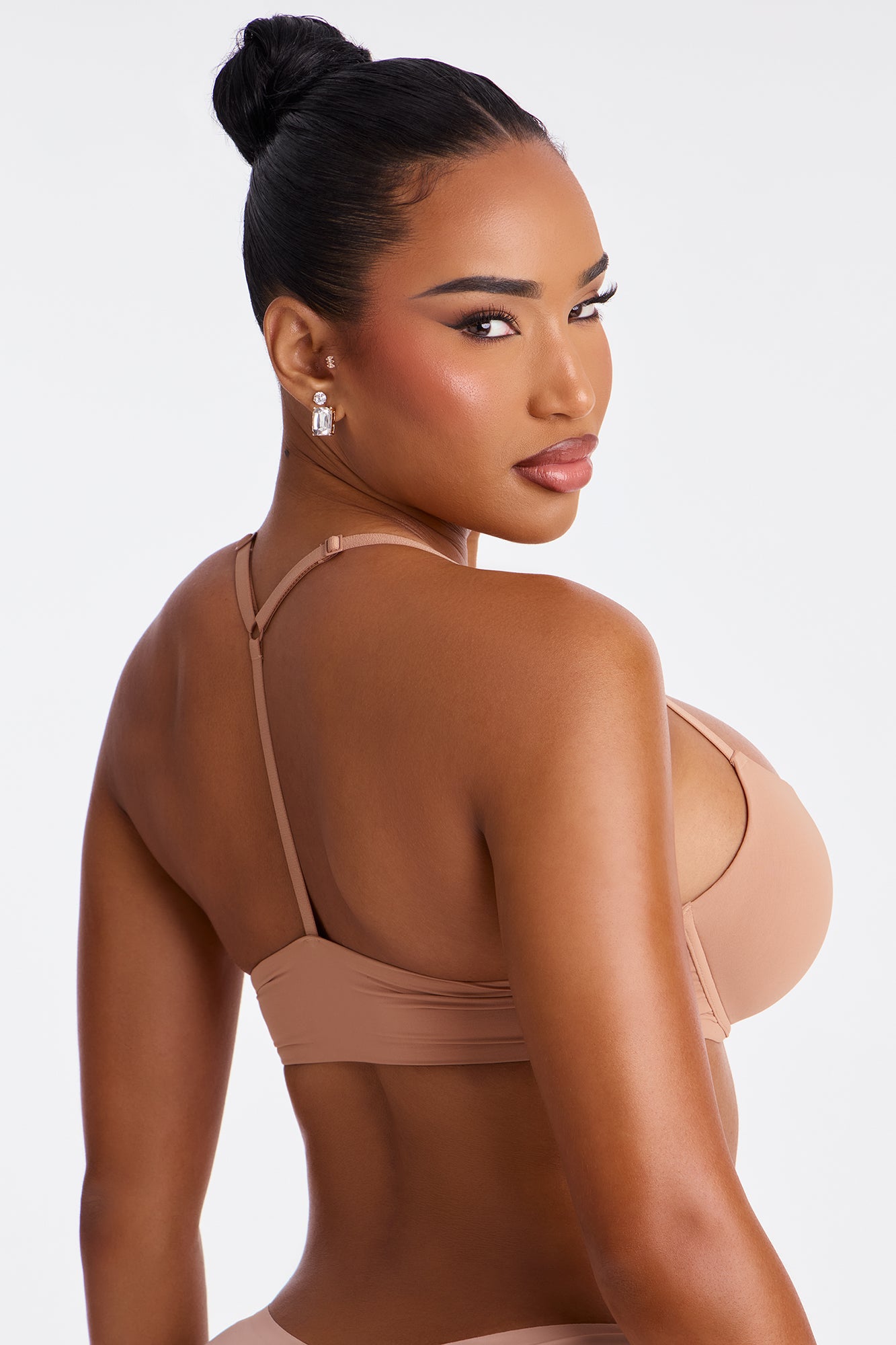 Light As A Feather Nude Front Closure Bra - Image 4