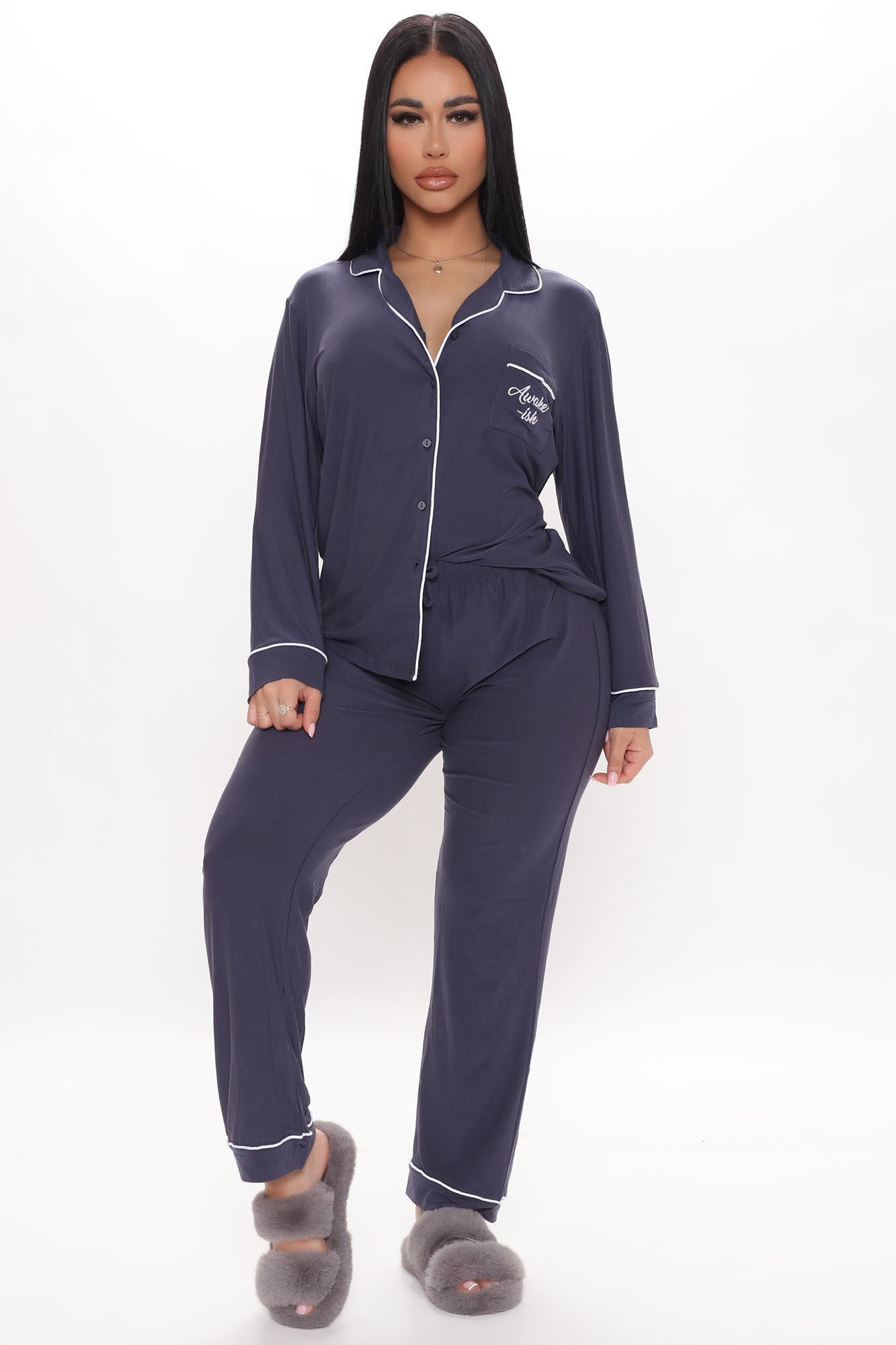 Awakeish Navy Pajama Pant Set