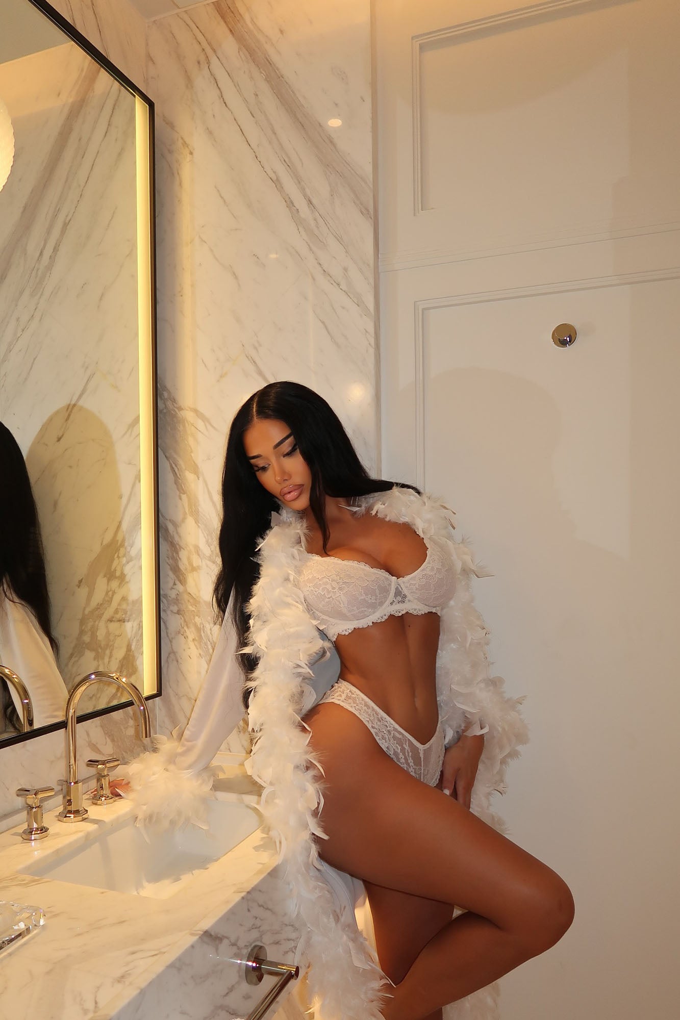 Ivory Lace Unlined Bra